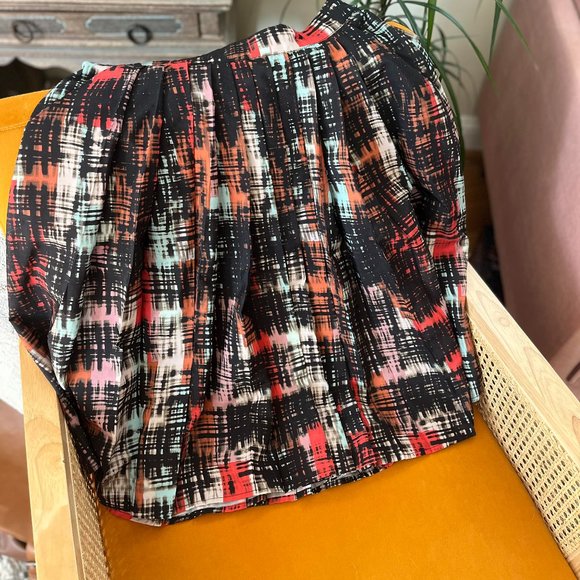 Anthropologie - Fynn&Rose - Autumn Colors - Pleated Midi Skirt w/Pockets - Picture 2 of 4